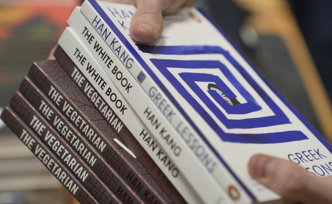 Libros de la ganadora del Premio Nobel 2024. Foto: P/Kin Cheung.