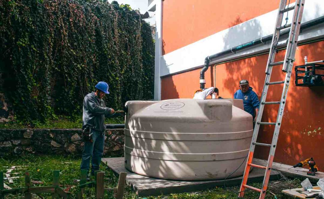 Cosechadores de lluvia. Foto: Especial