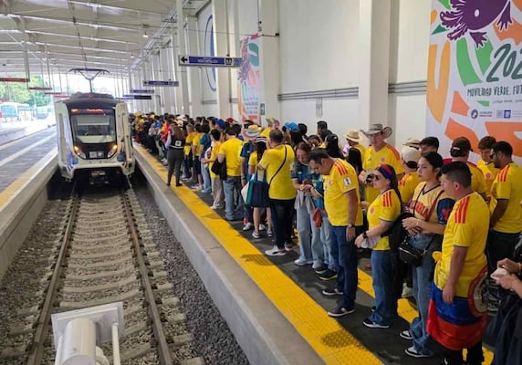 ¡Tómalo en cuenta! Acceso a estación Tasqueña del Tren Ligero solo es con boleto para partido entre Colombia y Uzbekistán