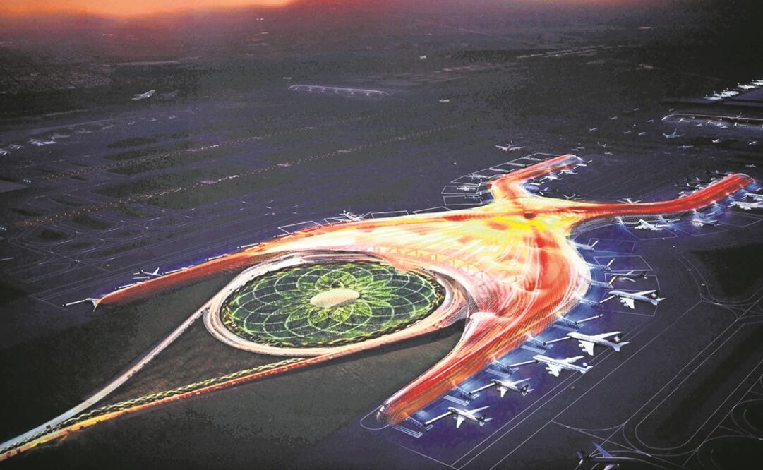 Nuevo Aeropuerto Internacional de la Ciudad de México. Foto: Archivo/El Universal.