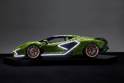 El increíble Lamborghini de tamaño real hecho con piezas de Lego