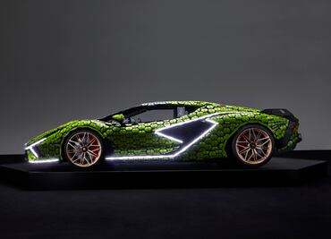 El increíble Lamborghini de tamaño real hecho con piezas de Lego