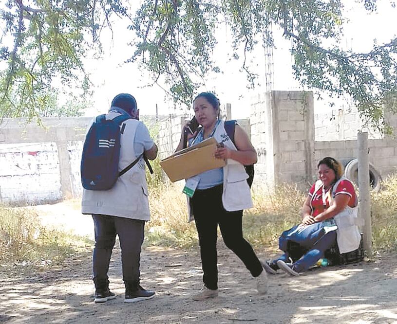 Debido a la inseguridad, Juchitán es la única ciudad de Oaxaca donde el censo se realiza sin dispositivos electrónicos, sino con cuestionarios de papel. Foto: CORTESÍA