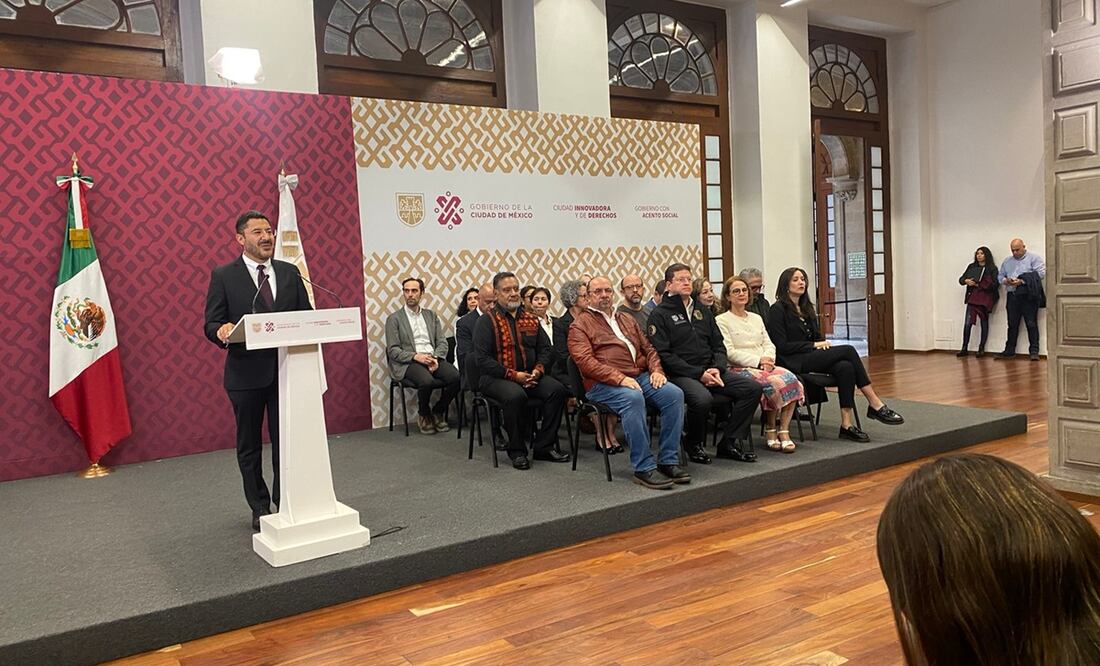 Martí Batres, jefe de Gobierno de la CDMX. Foto: Alberto Acosta / EL UNIVERSAL