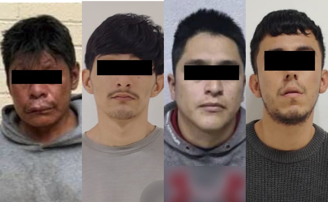 Sujetos son acusados de extorsión, robo y homicidio en 3 alcaldías. Fotos: especiales