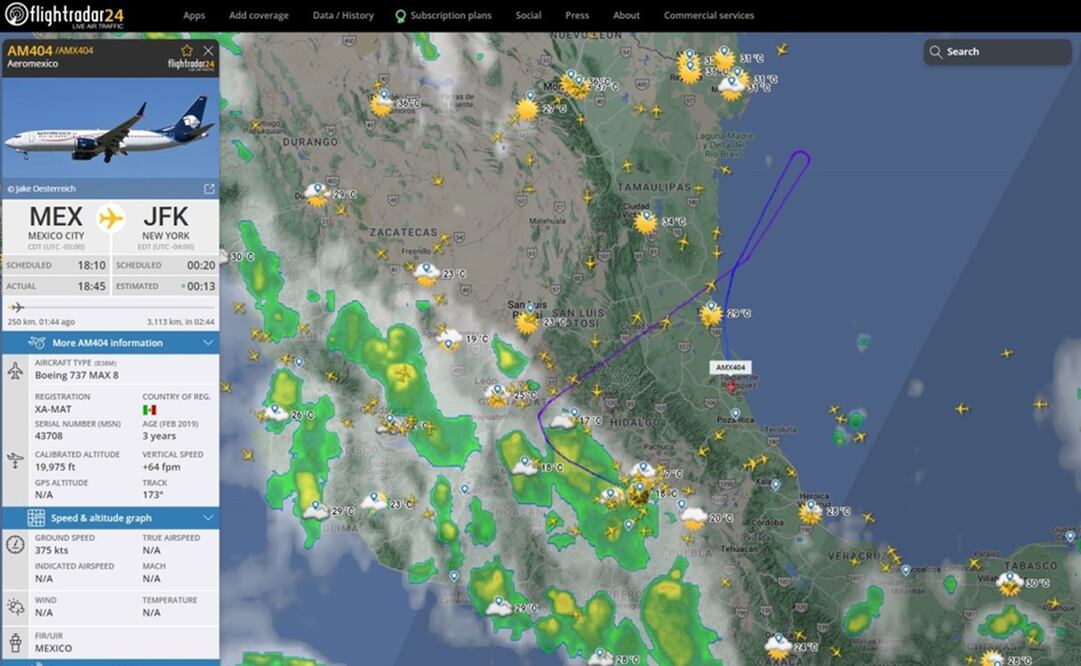 Foto: flightradar24