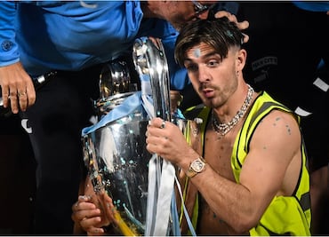Jack Grealish y su interminable fiesta tras ganar la Champions League: Creo que no he dormido nada