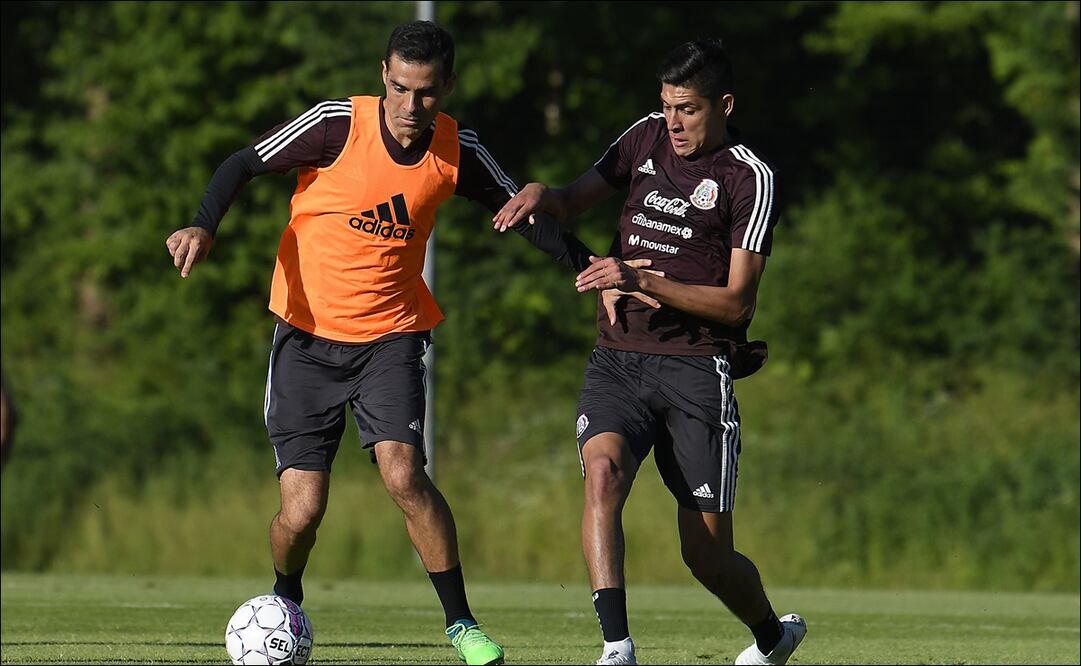 Rafael Márquez y Edson Álvarez con la Selección Mexicana en el 2018 - Foto: Imago7