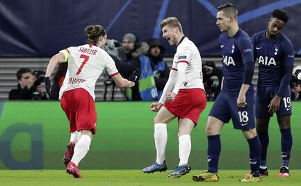 Leipzig elimina con facilidad al Tottenham en Champions League