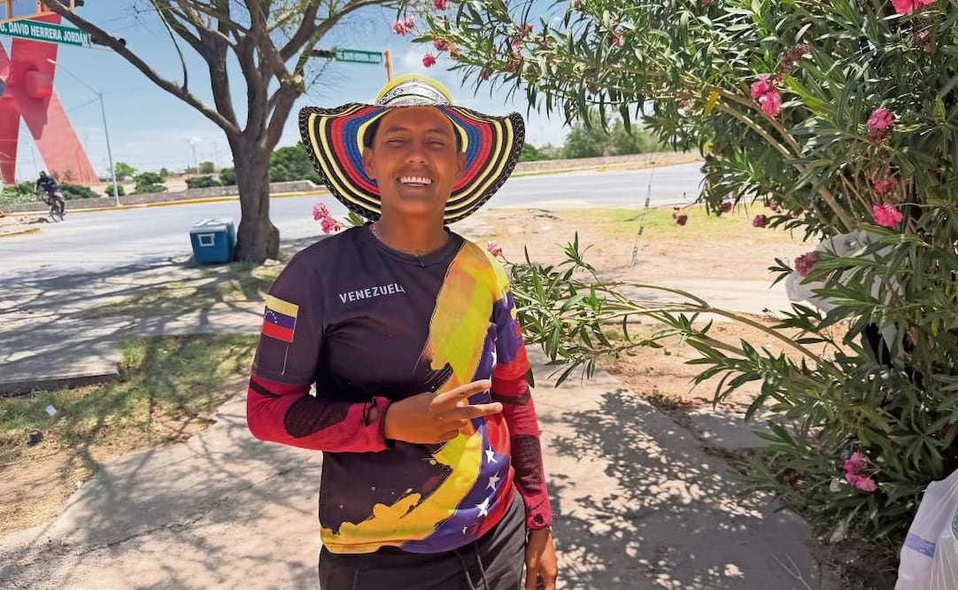 Migrante venezolano en Ciudad Juárez