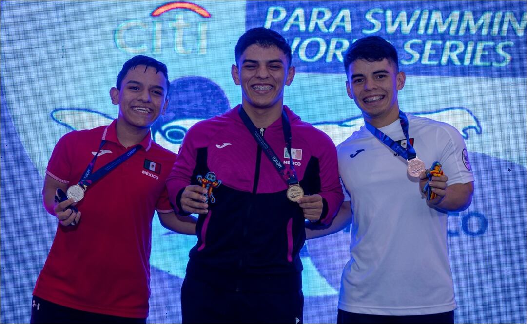 Tres hermanos consiguen medalla de oro, plata y bronce para México / FOTO: CONADE
