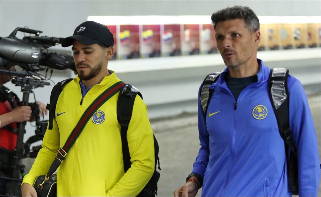 Henry Martín y Fernando Ortiz en el Estadio Azteca - Foto: Imago7