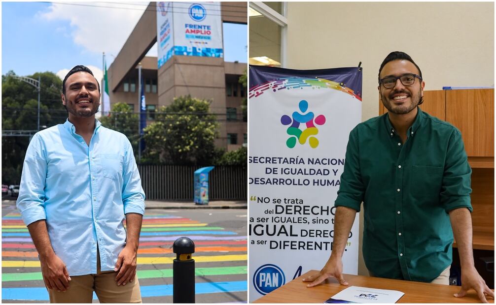 Miguel Hernández Peñaflor es aliado de las poblaciones LGBT+ en el PAN. Fotos: Hugo Salvador / EL UNIVERSAL