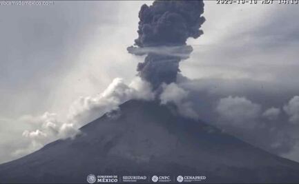 VIDEO: ¡Don Goyo anda enojado! Captan impresionante explosión del volcán Popocatépetl