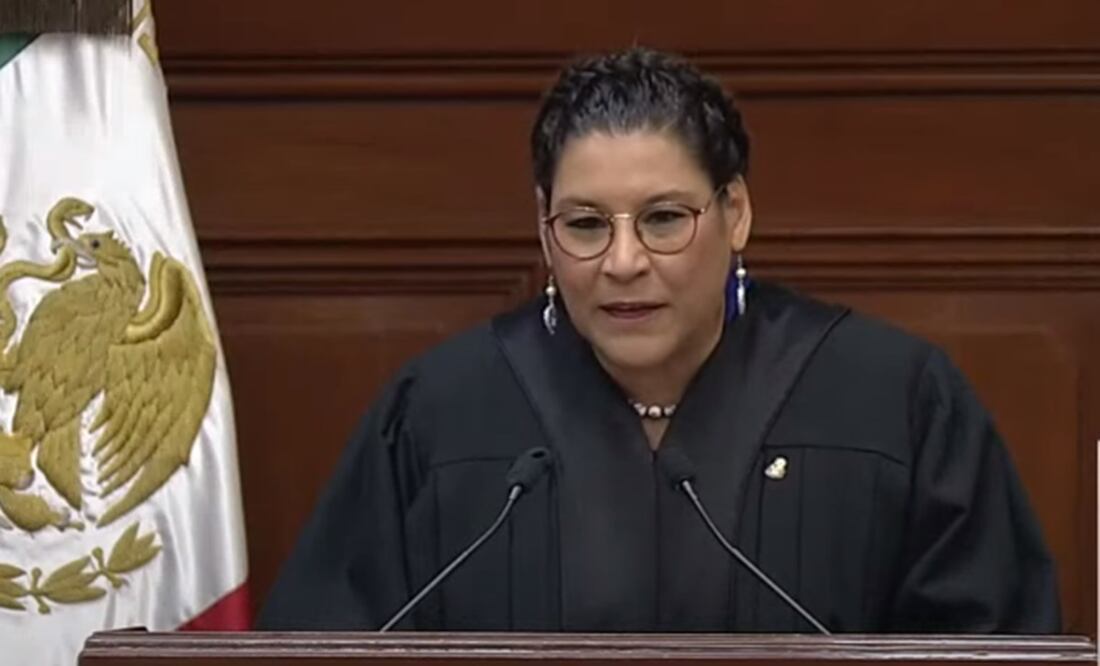 Lenia Batres Guadarrama, ministra de la SCJN, informó en una red social que el pleno del Alto Tribunal también recibió la notificación del TEPJF. Foto: Captura de pantalla