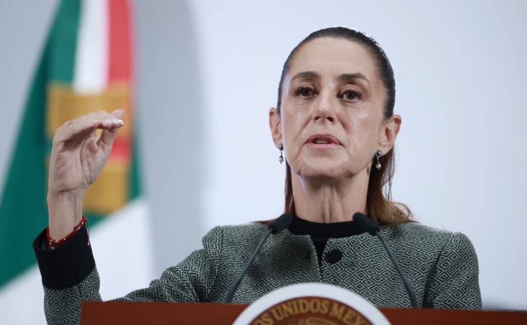 Claudia Sheinbaum en su conferencia matutina el 12 de septiembre de 2025. Foto: Fernanda Rojas / EL UNIVERSAL