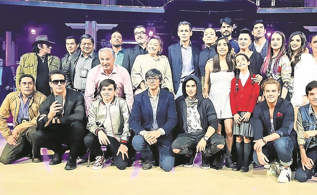 El productor y el eleenco presentaron el programa a la prensa. (TWITTER)