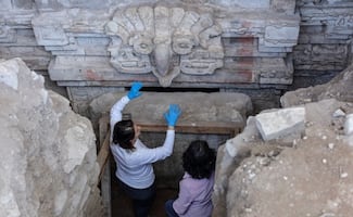 INAH informa hallazgo de tumba zapoteca de más de mil 400 años de antigüedad en Oaxaca; fue descubierta tras denuncia por saqueo