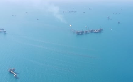 Marina descarta manchas de crudo en el Golfo de México; realiza patrullaje aéreo 