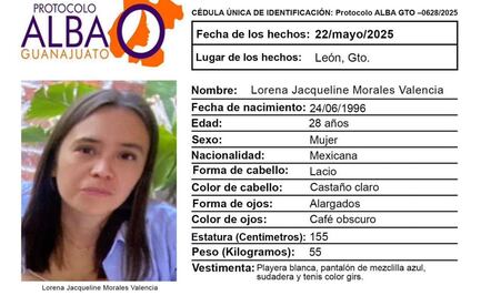 Lorena Jacqueline cumple 12 días desaparecida en Guanajuato; detienen a su presunto jefe tras ser captado cargando un bulto con silueta humana