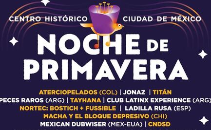 Nortec, Aterciopelados y varios sonideros en el Festival "Noche de Primavera" en la CDMX 