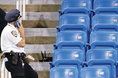 Un arresto en el US Open