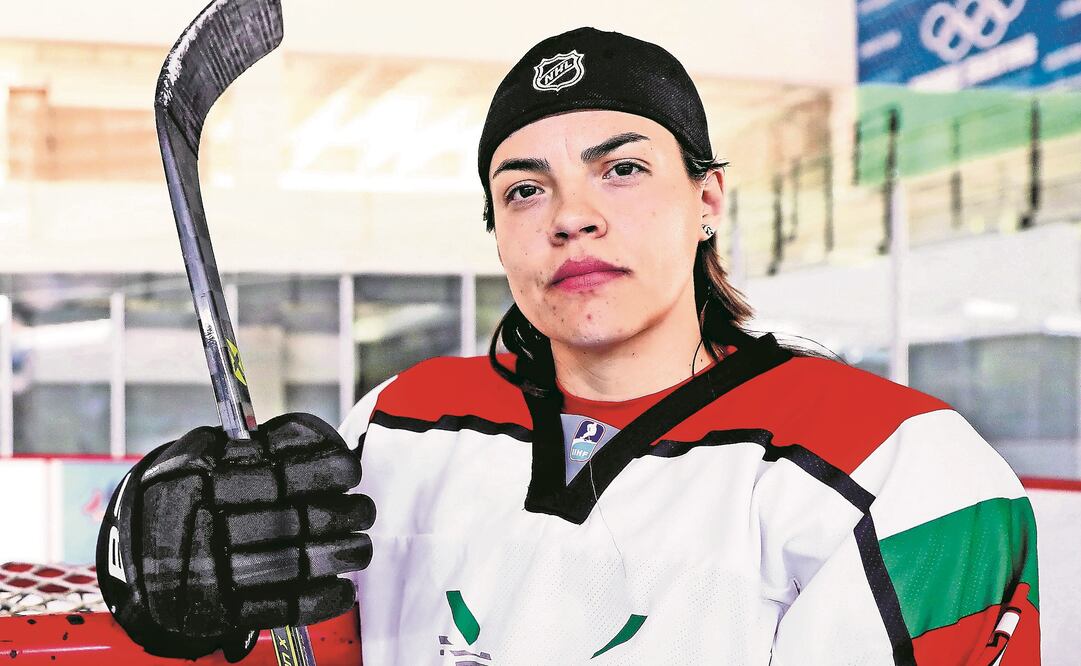 Claudia Téllez luchó para estar en hockey sobre hielo (ARCHIVO. EL UNIVERSAL)