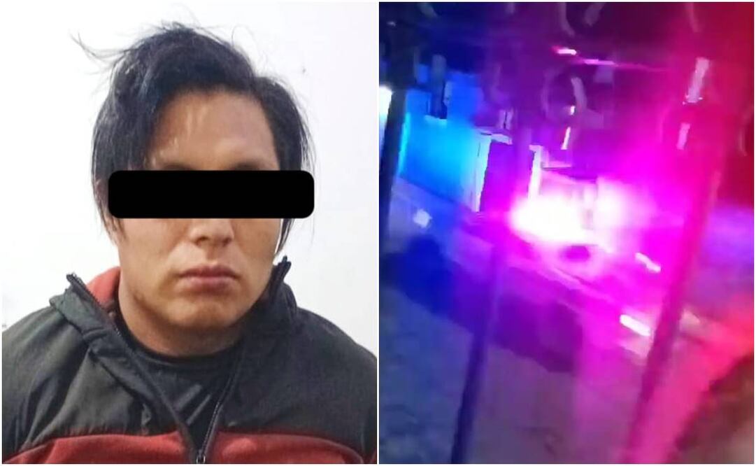 Pascual “N”, de 31 años de edad, fue detenido como probable responsable del delito de robo con violencia. Foto: Especial