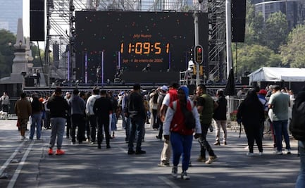 ¡Comienza la cuenta regresiva! Decenas de personas esperan con ansia el concierto de Fin de Año en el Ángel de la Independencia