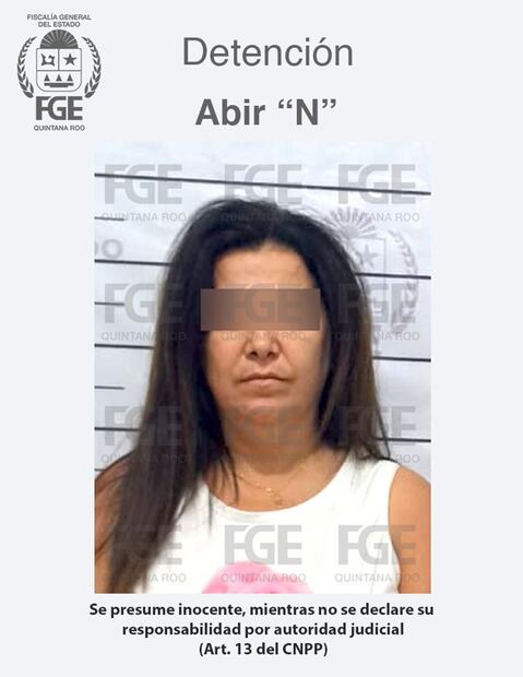 Mujer detenida por migrantes. Foto: especial