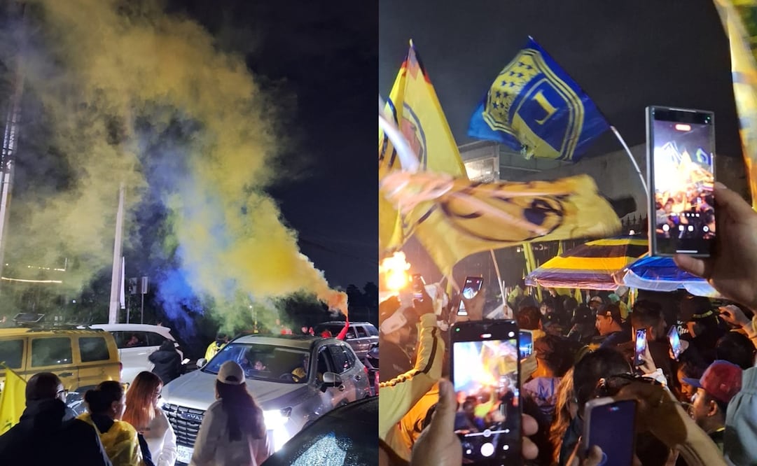 América se adueña de Toluca; las Águilas reciben impresionante serenata, previo a la Final - Fotos: Sebastián García/EL UNIVERSAL