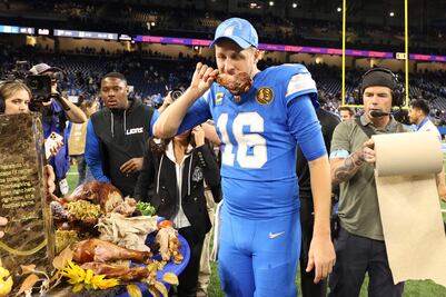 Lions vence a Bears en tradicional jornada de Día de Acción de Gracias de NFL
