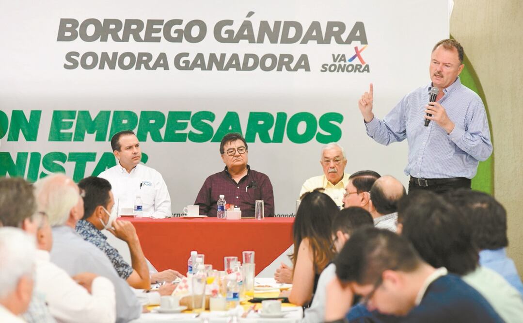 El aspirante a la gubernatura señaló que tratará de reactivar la economía y subir la competitividad. Foto: Especial