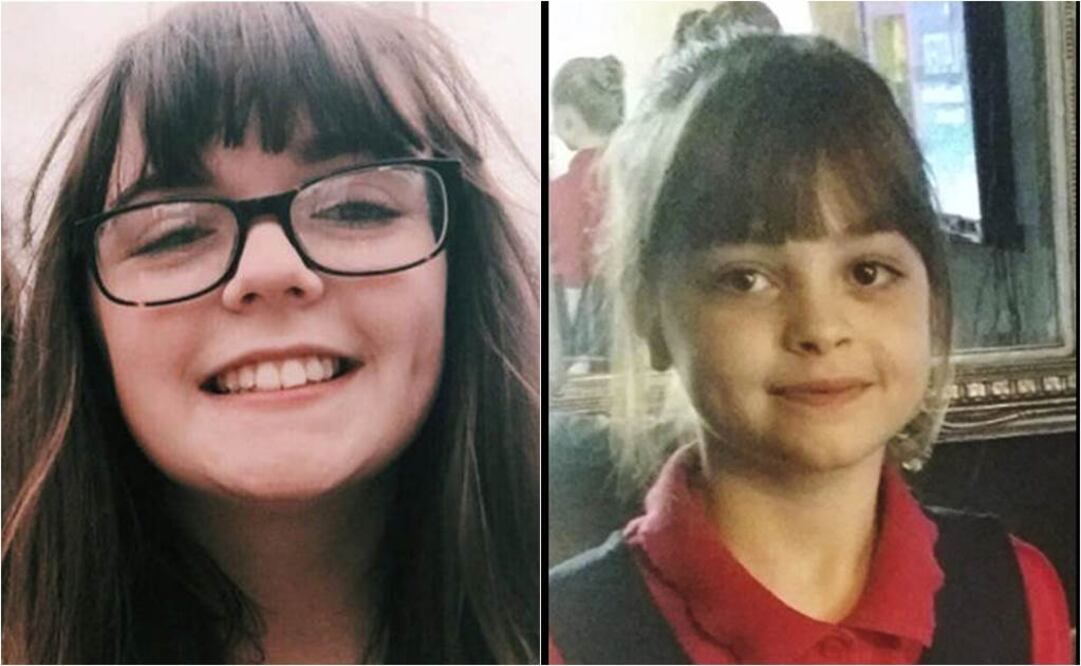 Georgina Callander, de 18 años, y Saffie Rose Roussos, de 8 años, Fotos AP y Reuters