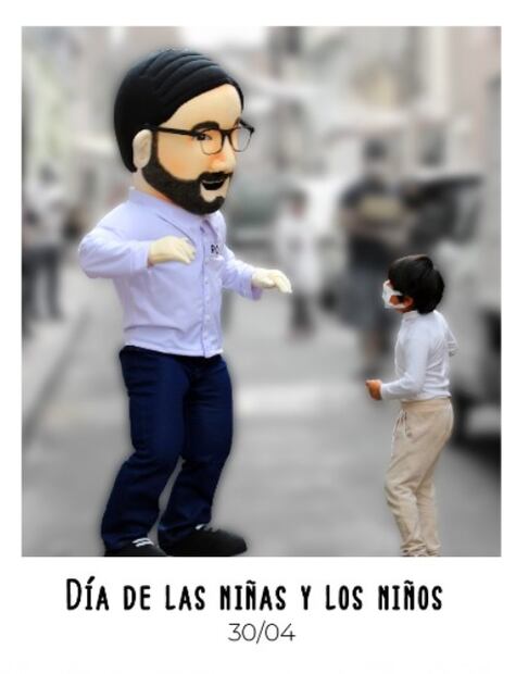 Candidatos se disfrazan y suben fotos a sus redes sociales para celebrar el Día del niño