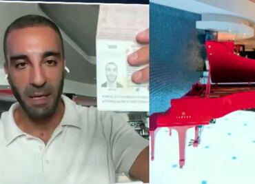 Simón Levy insiste en que está libre en EU y muestra su pasaporte en vivo; lo delata piano rojo en restaurante de hotel en Lisboa