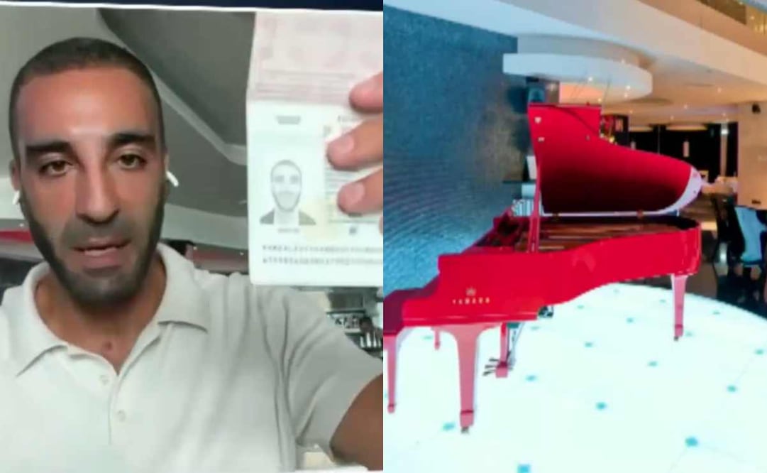 El empresario Simón Levy muestra su pasaporte para demostrar que no existen medidas cautelares en su contra. Fotos: Captura de pantalla.