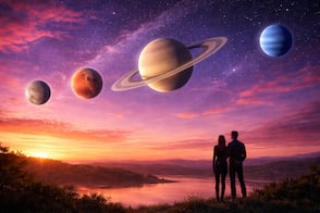 Alineación Planetaria de abril: ¿a qué hora ver el desfile cósmico en México?; alista la cámara para esta madrugada