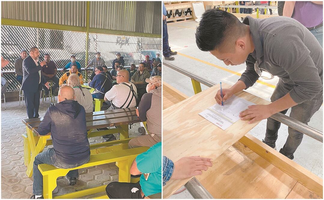 Al personal de una empresa productora de rines de Tijuana se le informó que la producción sería mínima y que regresarían a casa sin salario. Foto: ESPECIAL