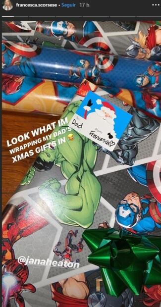 Hija de Scorsese 'troleó' a su padre con un regalo de Marvel 