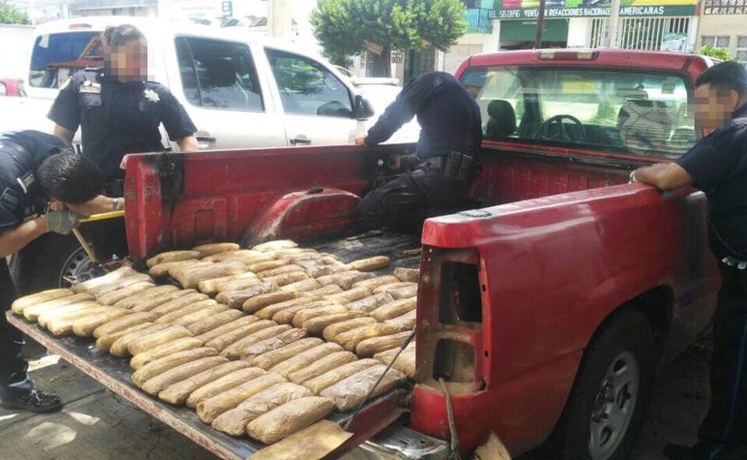 Policía Federal asegura en Michoacán 113 kilos de metanfetamina