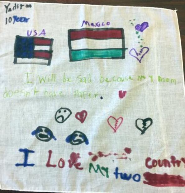 Hijos de inmigrantes dibujan sus temores