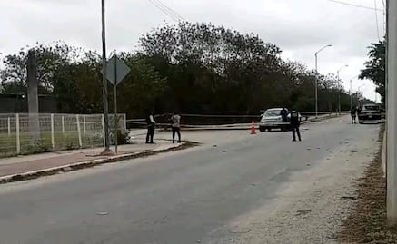 Riña vial en Mérida deja un lesionado por arma de fuego; dijo ser elemento del Ejército