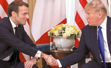 Trump desea a Macron una "rápida recuperación" del Covid-19