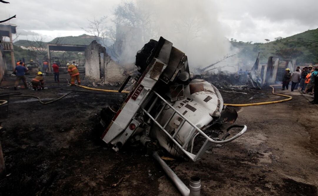 Incendio de pipa en Honduras (Fotos: Reuters)