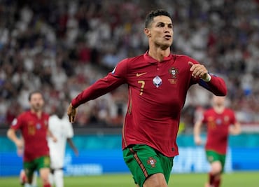 Cristiano Ronaldo, máximo goleador de la Euro 2020