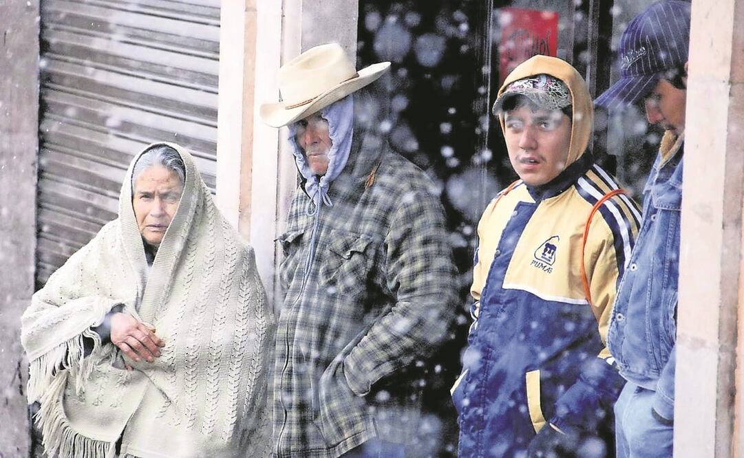 La entrada del frente frío en Zacatecas. Foto: CUARTOSCURO.COM