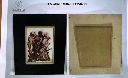 El día que Winckler presentó obras de arte decomisadas a Duarte; incluía una copia del acta de Independencia