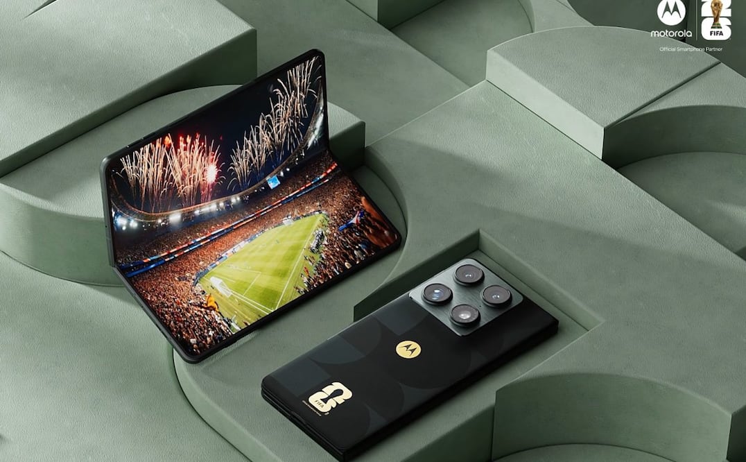 Motorola lanza una colección enfocada en la Copa Mundial de Futbol 2026. Imagen: cortesía