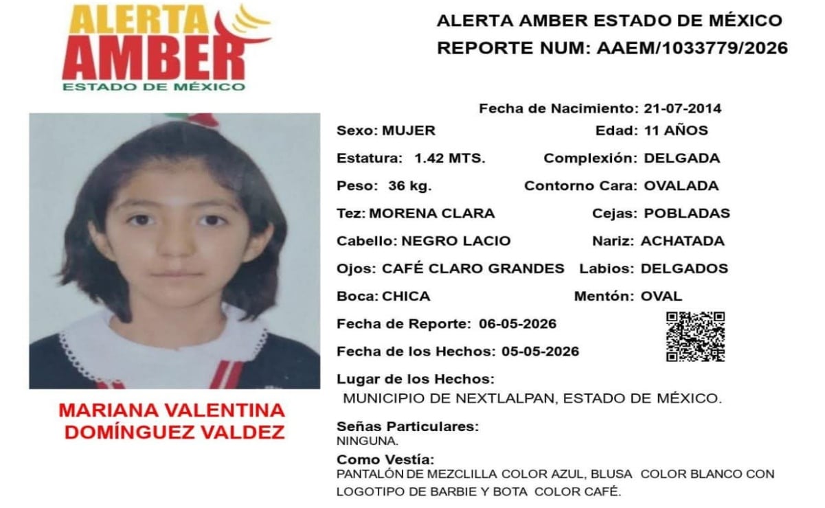 Autoridades retomaron la búsqueda de Mariana Valentina, de 11 años, quien cayó al río de aguas negras del Gran Canal, en el Estado de México.

Esto es lo que sabemos: